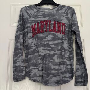 Gray Camouflage Kids Shirt
